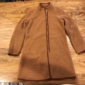 Sherpa fleece coat